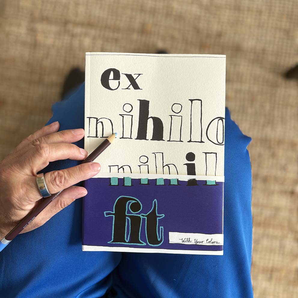 ROMAN TIDBITS, typography inspired notebook L