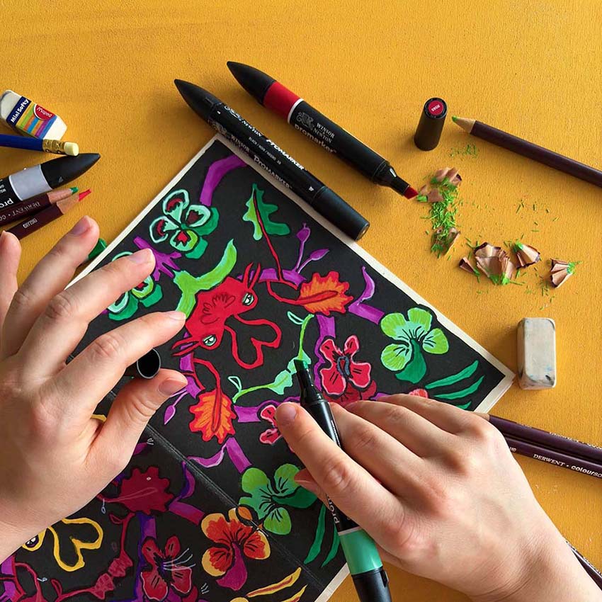 THE PANSY NEST, fashion pattern notebook M