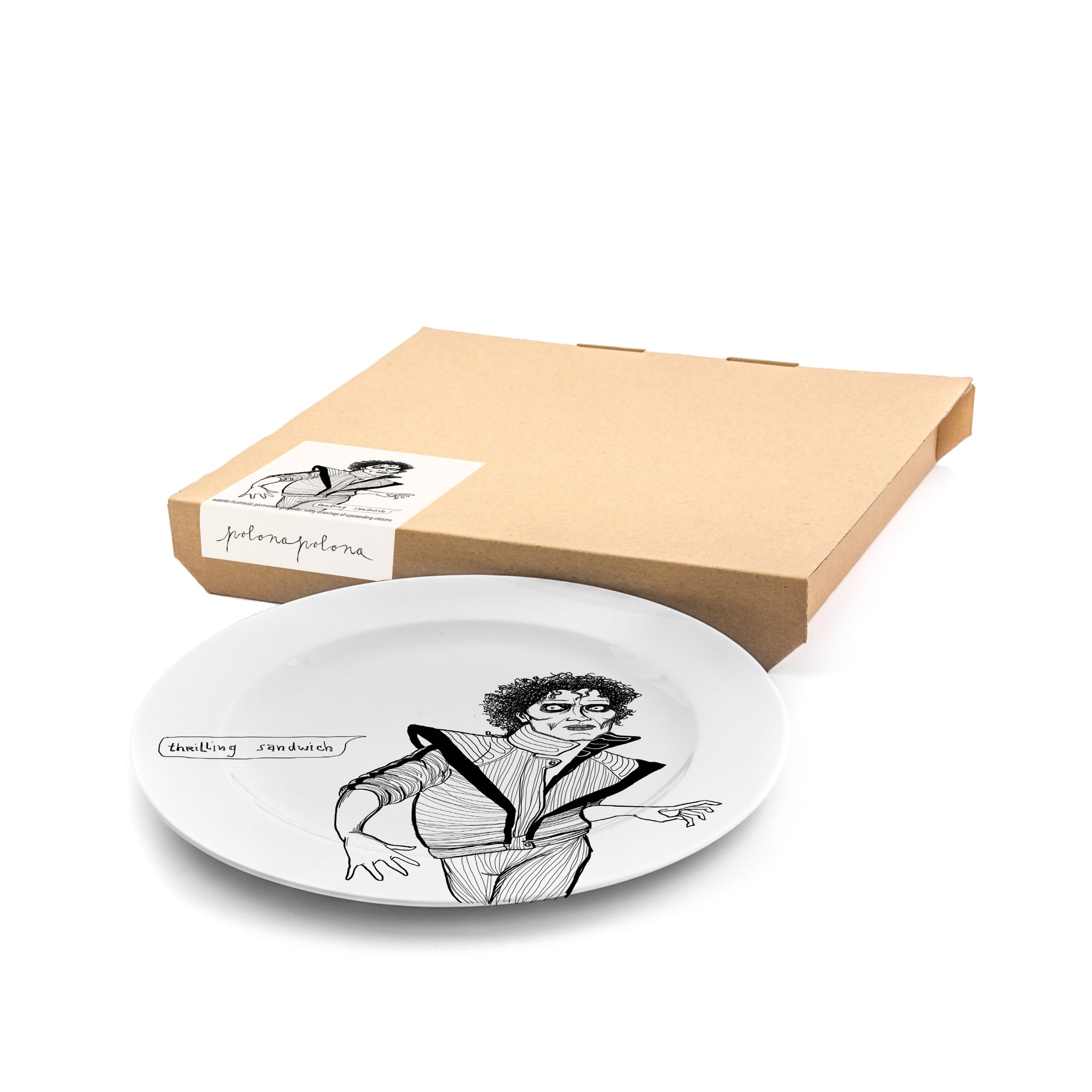 Michael - the white one, plate