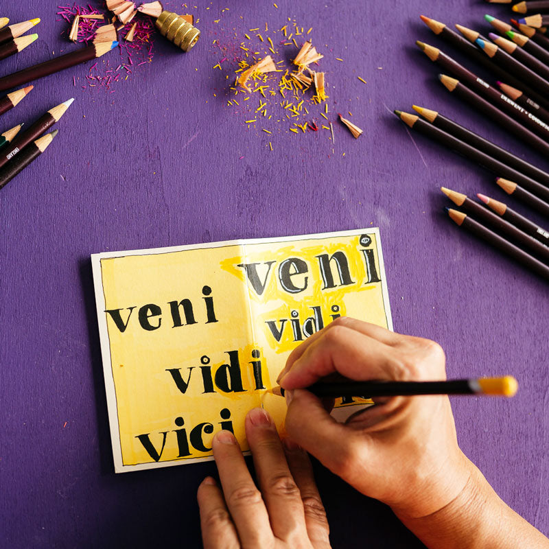 ROMAN TIDBITS, typography inspired notebook XS