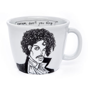 Porcelain cup inspired by Prince