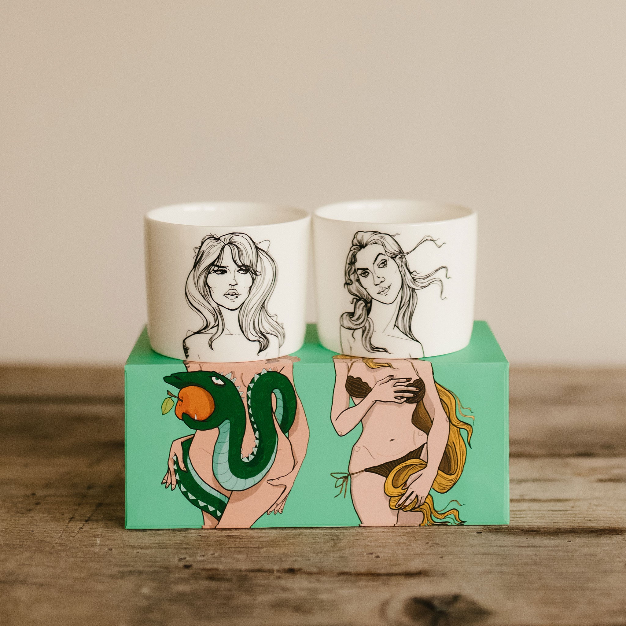 NEW: the lovergirls, espresso set