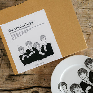 the beetles boys, plate