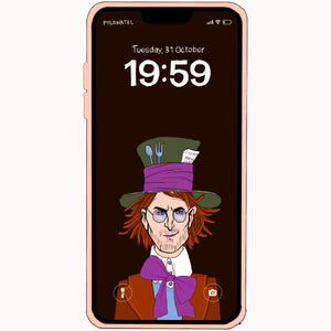 the mad salesman, Halloween wallpaper