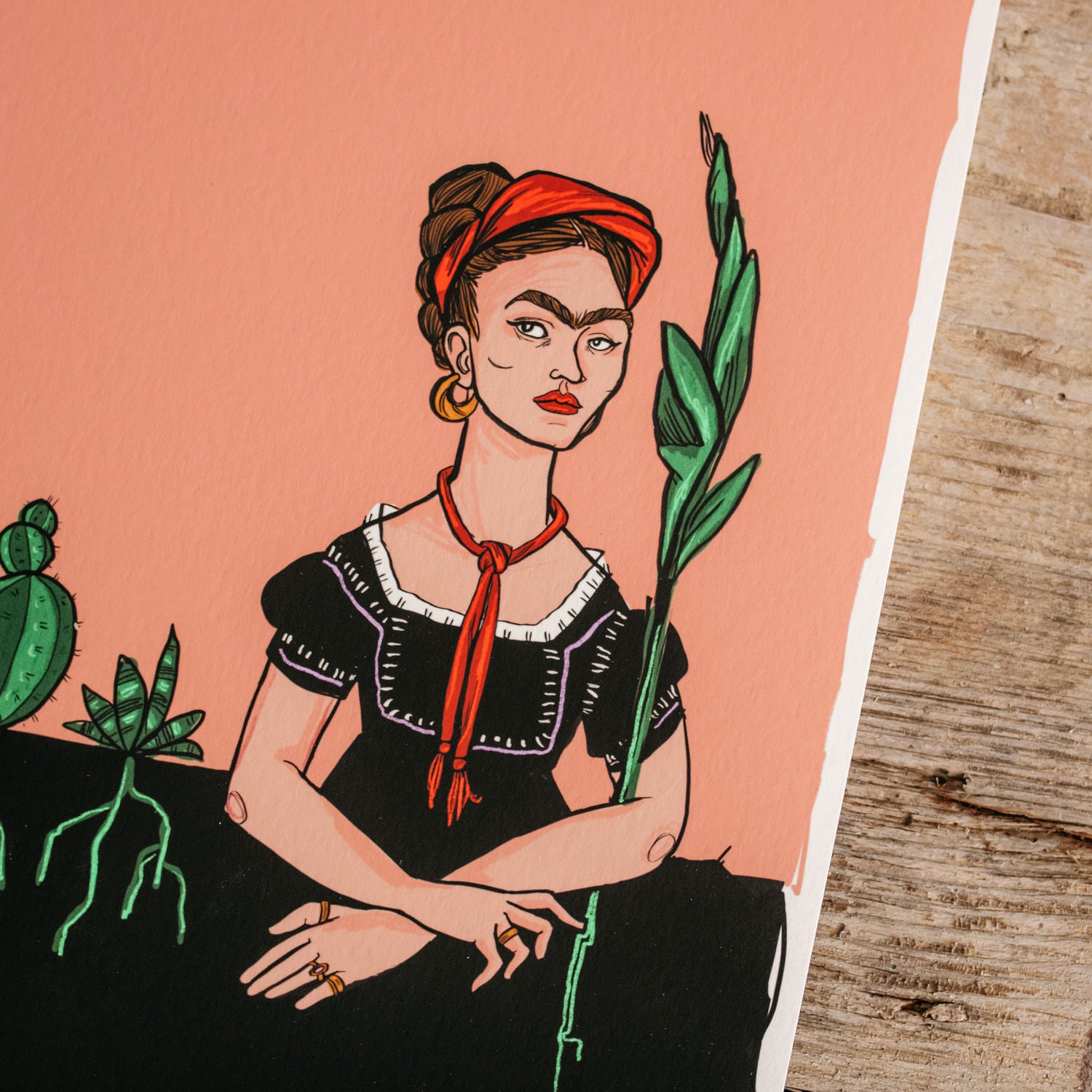 Frida in Arizona,  limited editions print
