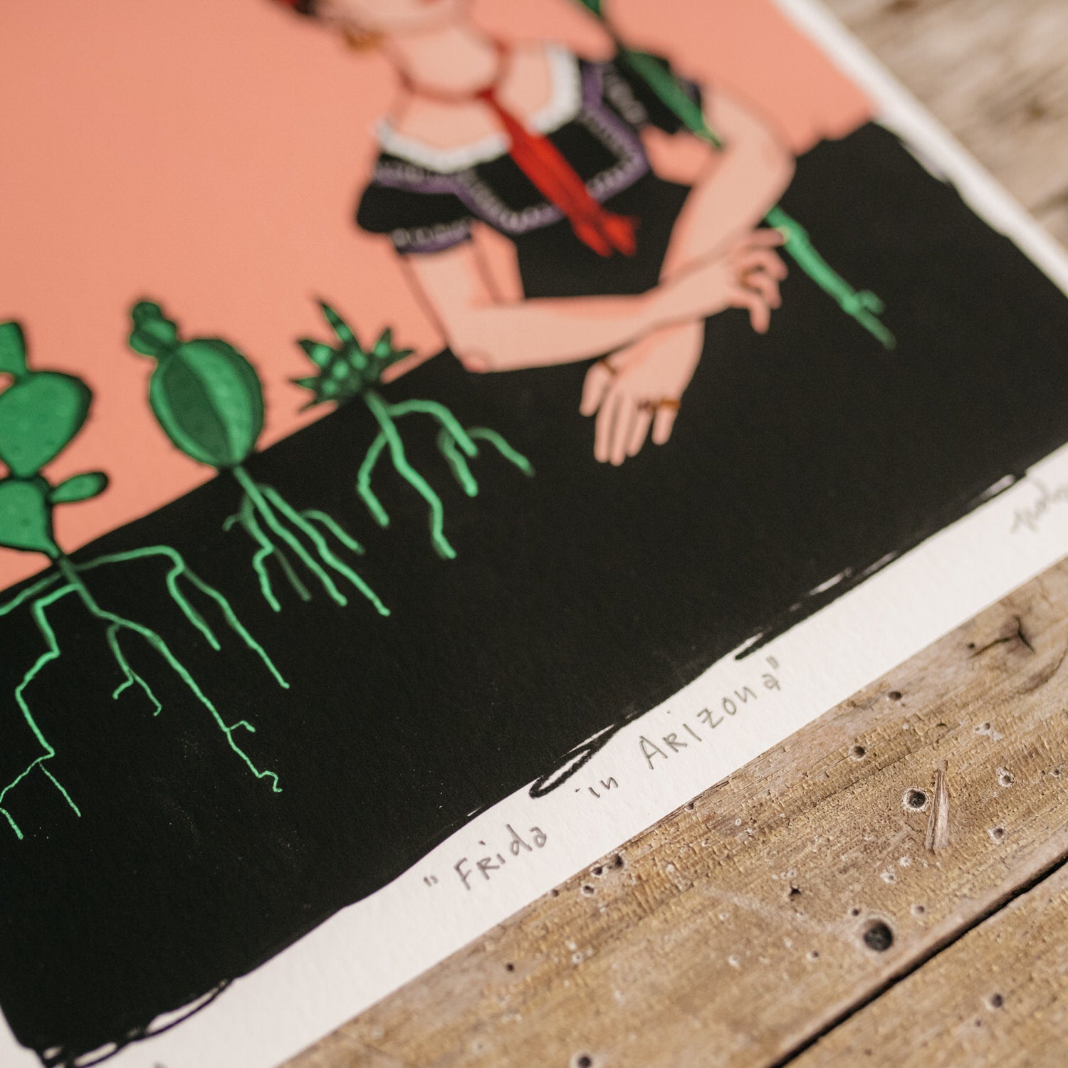 Frida in Arizona,  limited editions print